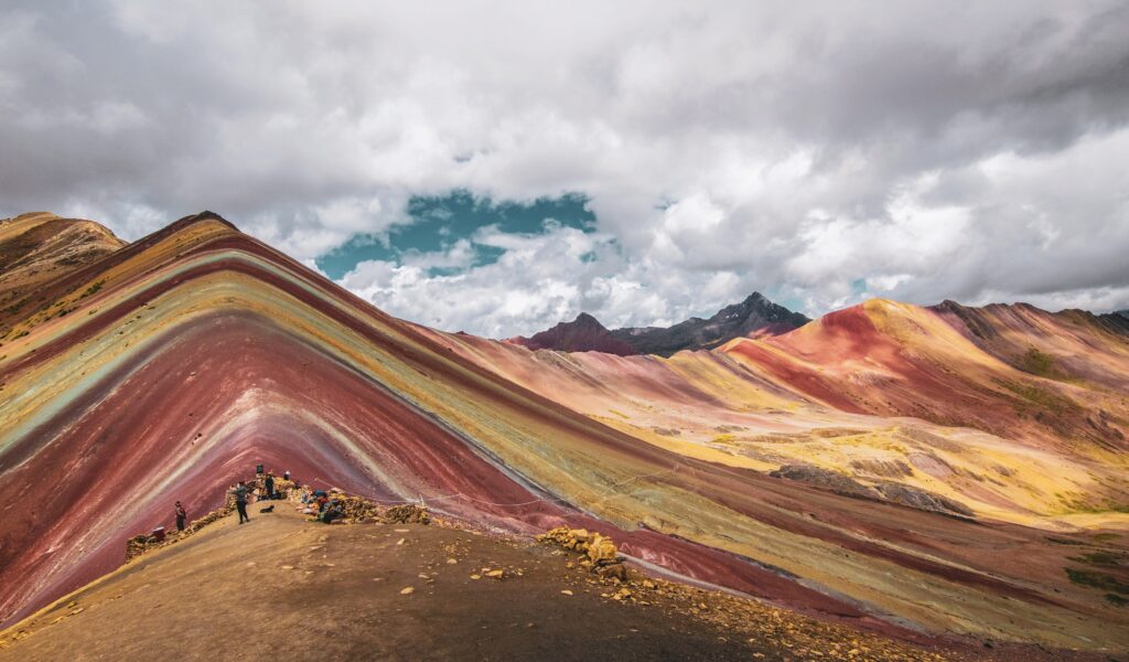 Rainbow Mountain, also known as Vinicunca, located 50 miles outside of Cusco, Peru (Photo Credit: McKayla Crump on Unsplash)