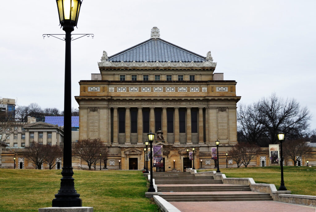 Soldiers and Sailors Memorial Hall in Pittsburgh, Pennsylvania.