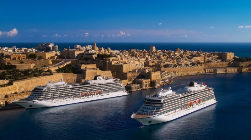 Viking Ocean Ship in Valletta, Malta.