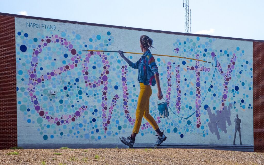Equity mural in Charlotte, North Carolina