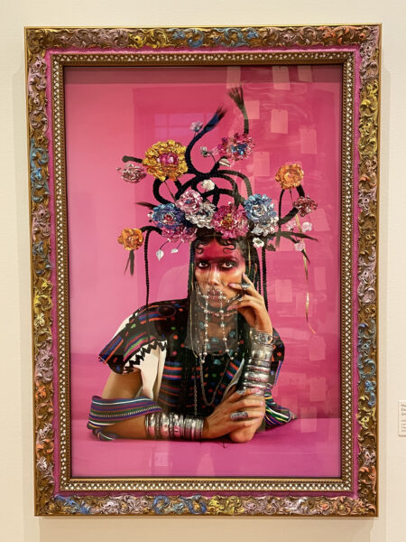 Martine Gutierrez's The Flower Prince at the Rockwell Museum in Corning. (Photo Credit: Kwin Mosby)