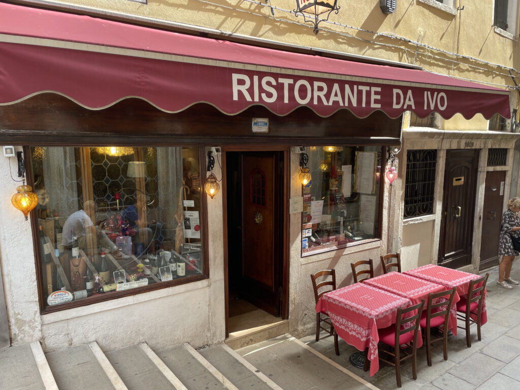 Ristorante Da Ivo is George Clooney's favorite restaurant in Venice (Photo Credit: Kwin Mosby)