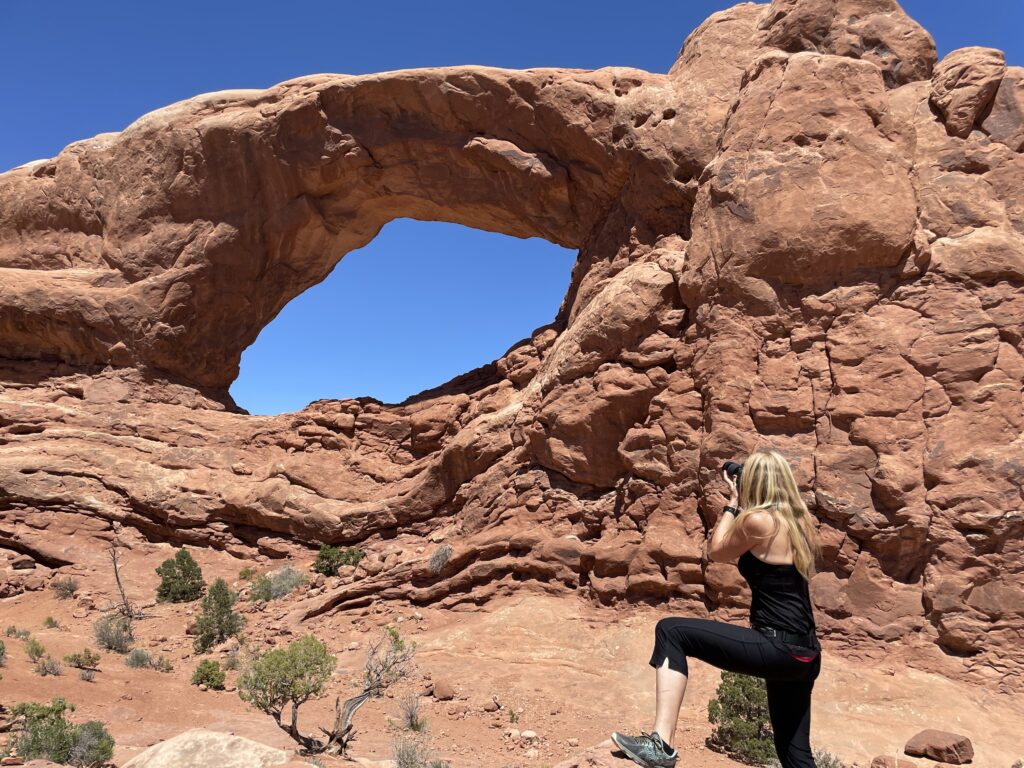 Dani Heinrich at Arches National Park in Grand County, Utah. (Photo Credit: Dani Heinrich)