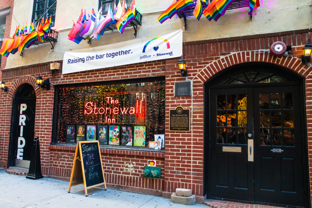 Stonewall Inn, a LGBTQ+ bar in New York City