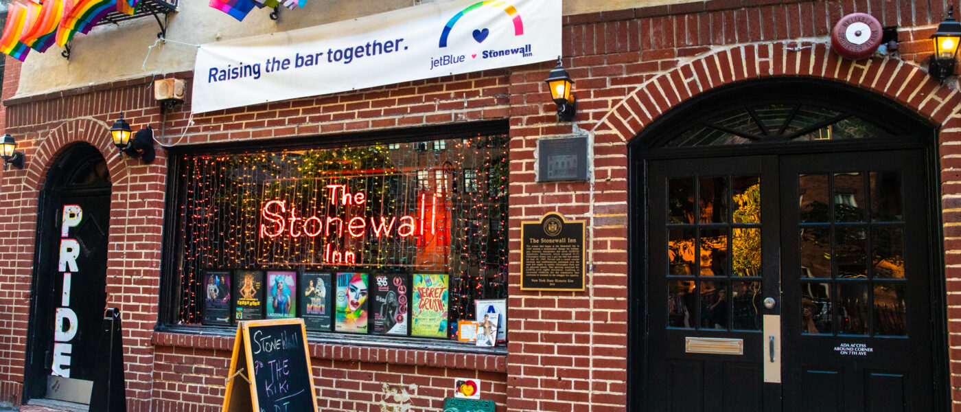 Stonewall Inn, a LGBTQ+ bar in New York City