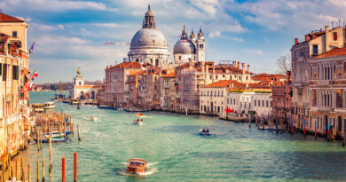 Grand Canal and Basilica Santa Maria della Salute in Venice (Photo Credit: iStock)
