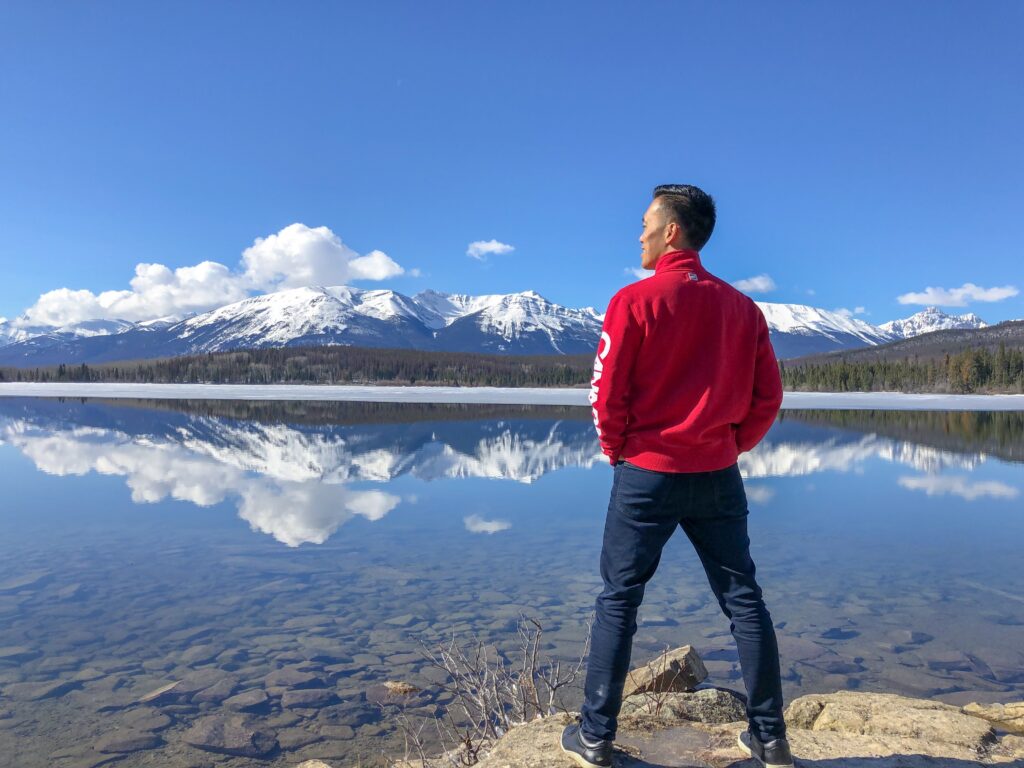 Pyramid Lake near Jasper, Alberta, Canada (Photo Credit: Barry Hoy) 