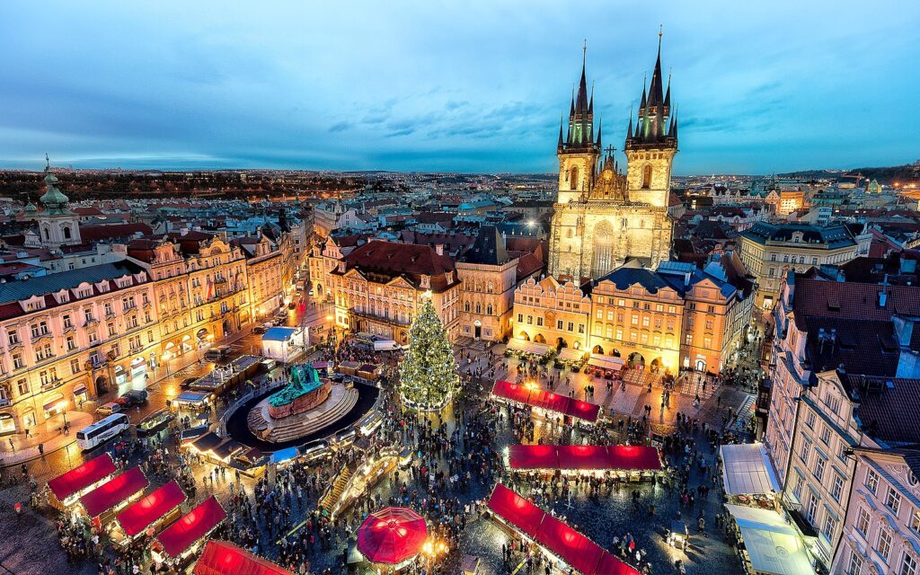 Old Town Market in Prague, Czech Republic (Photo Credit: Victor Porof/Wikimedia Commons)