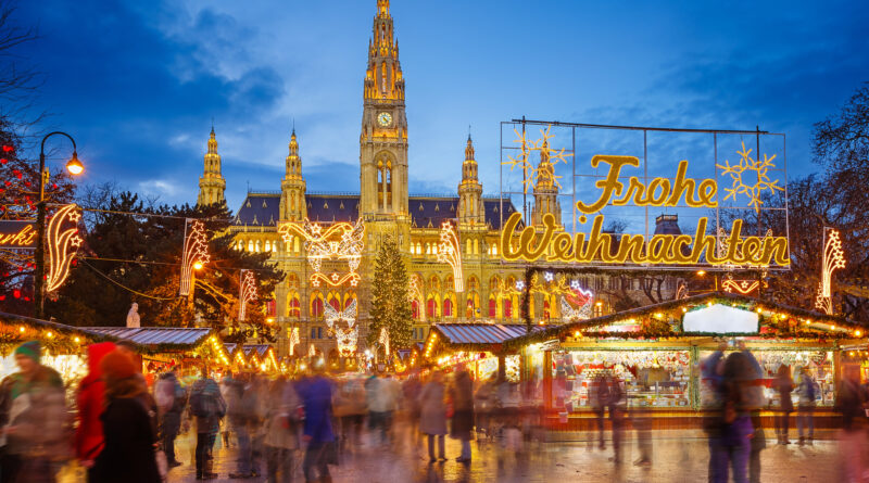 Christmas Market in Vienna, Austria (Photo Credit: sborisov/iStock)