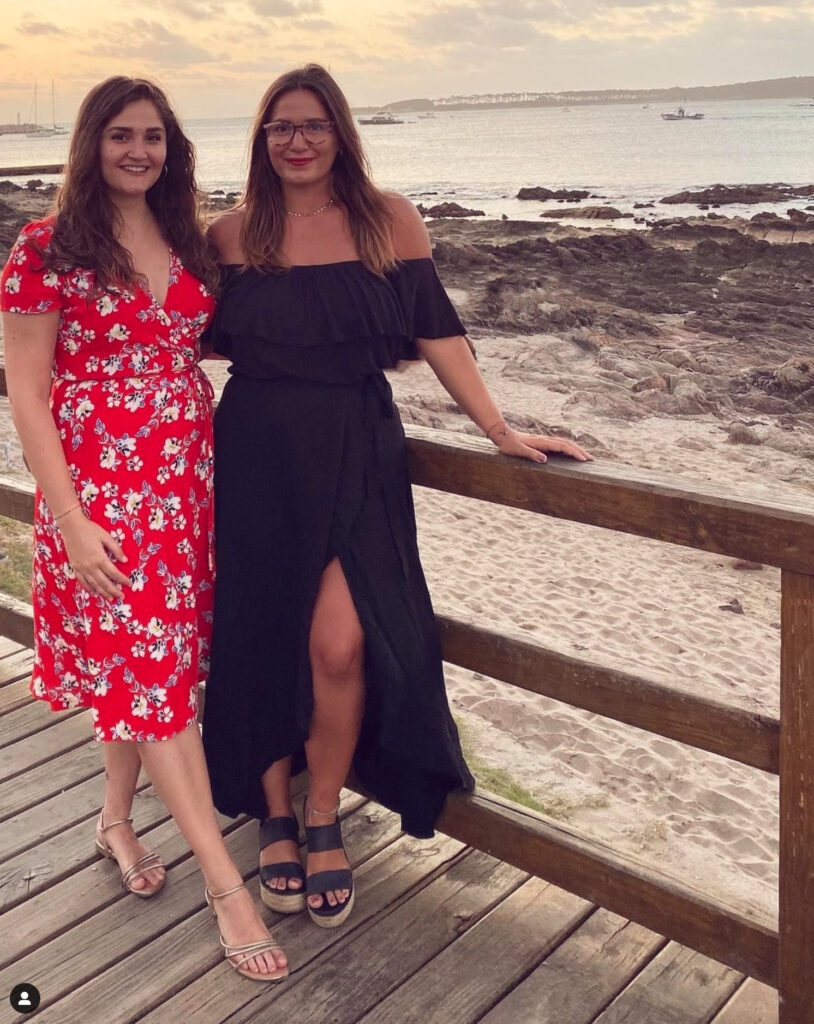 Méndez and her sister in Punta del Este, Uruguay (Photo Credit: Lola Méndez)