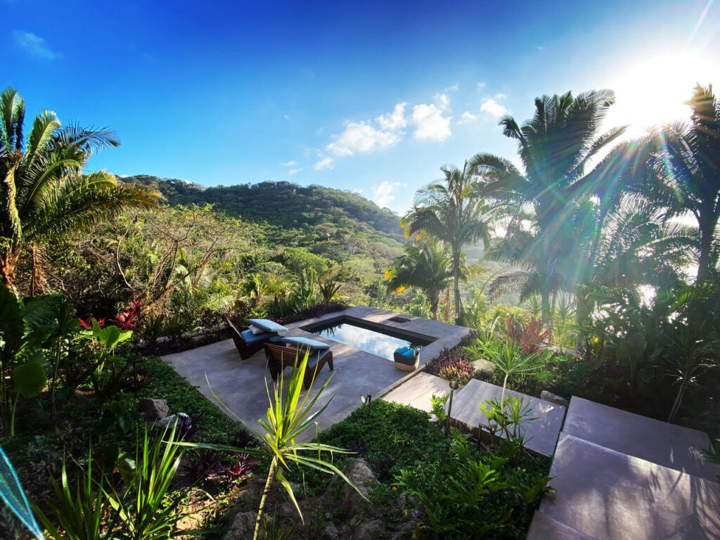 Pool surrounded my lush greenery (Photo Credit: Keith Wein)