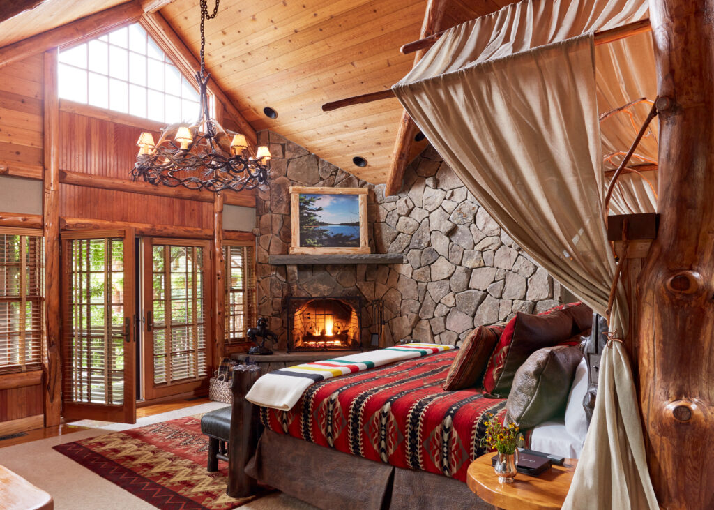 The Chatwal Lodge Bedroom (Photo Credit: Tim Williams)