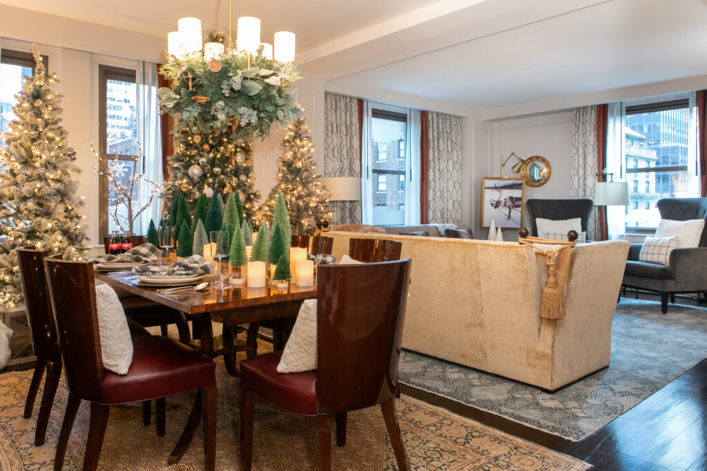 Santa Suite Retreat Living Room at the InterContinental Barclay New York