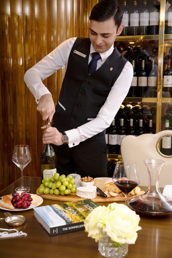 S.S. Bon Voyage Sommelier at La Cave Du Vin