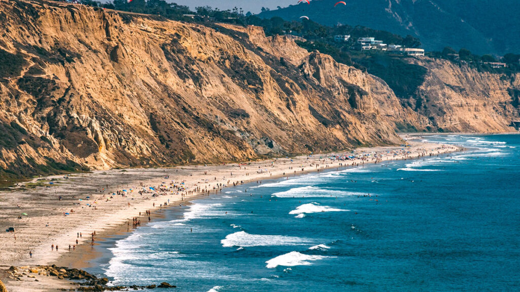 Black's Beach in San Diego, California