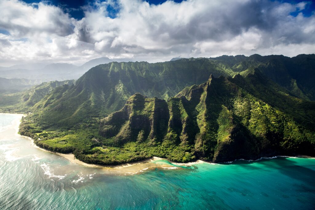 Aerial view of Kauai (Photo Credit: Braden Jarvis on Unsplash)