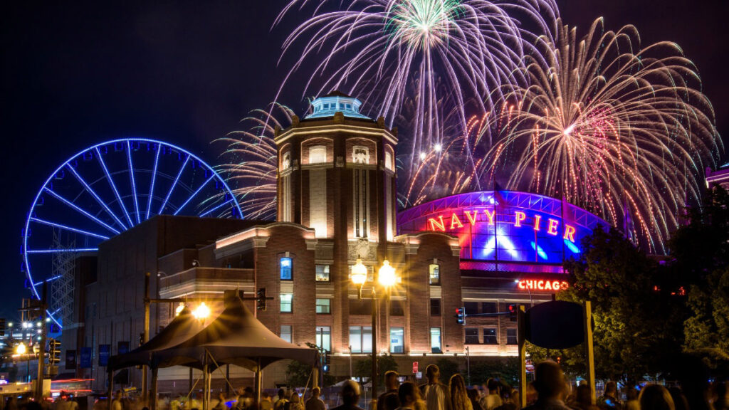 New Year's Eve at Navy Pier in Chicago