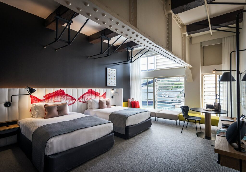 Deluxaroo Double Double Room (Photo Credit: Ovolo Woolloomooloo)