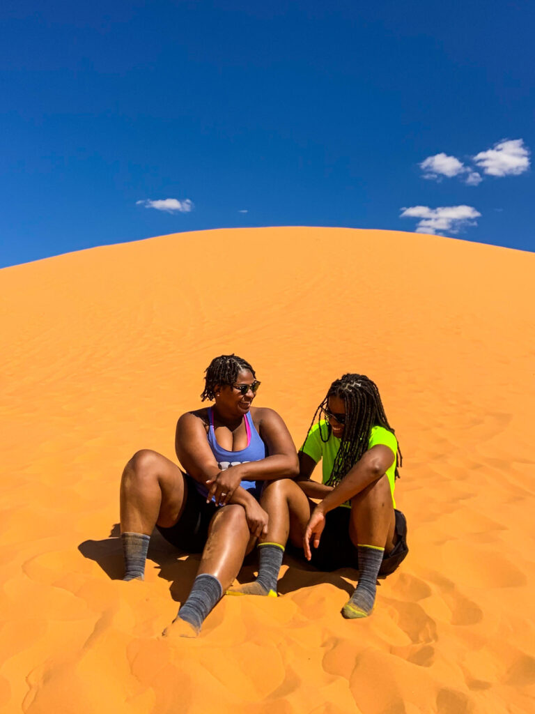 Bree and Chantell Landry in Kanab, Utah 