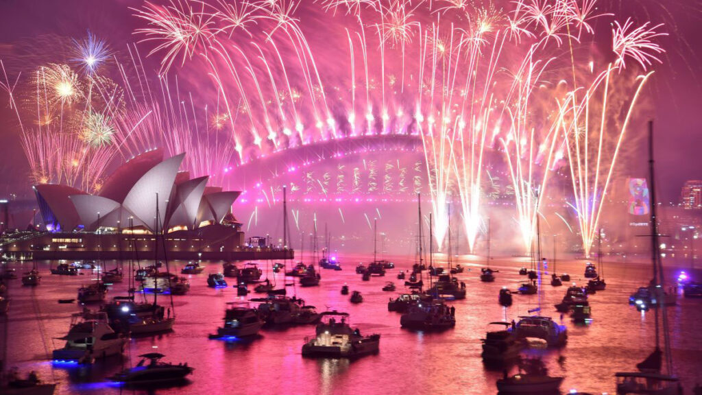 New Year's Eve in Sydney Harbor