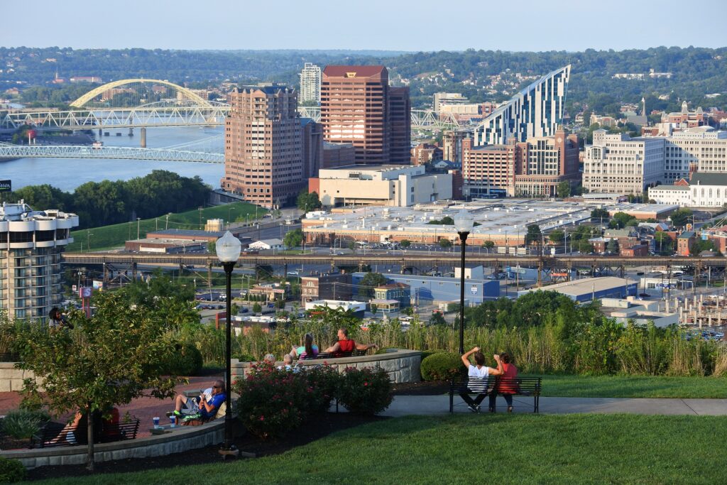 Covington Skyline from Devou Park (Photo Credit: Wikimedia Commons)