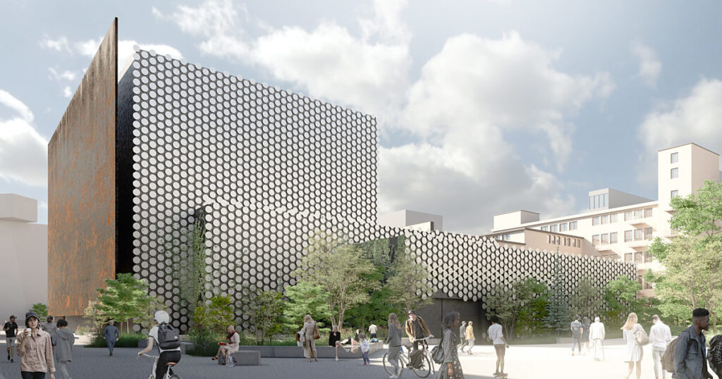 Rendering of Tanssin Talo in Helsinki, Finland (Photo Credit: JKMM and ILO Architects) 