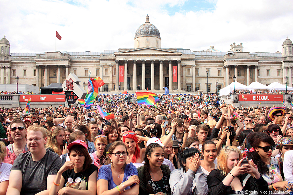 London Pride (Photo Credit: ©VisitBritain / Nicolas Chinardet)