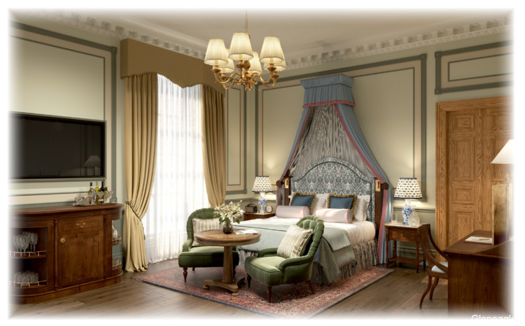 Rendering of Gleneagles Townhouse hotel opening March 2022 in Edinburgh, Scotland  (Photo Credit: Gleneagles)