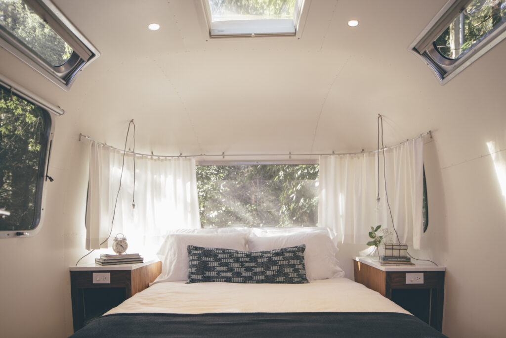 Accommodations at AutoCamp in Guerneville (Photo Credit: Sierra Downey / Sonoma County Tourism)