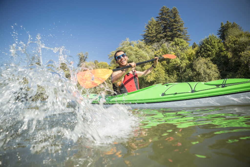 Kayaking on the Russian River (Photo Credit: Sonoma County Tourism)