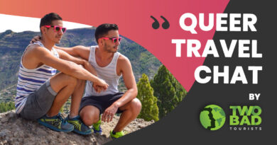 Queer Travel Chat with Two Bad Tourists' David Brown and David Matta (Photo Credit: Two Bad Tourists)