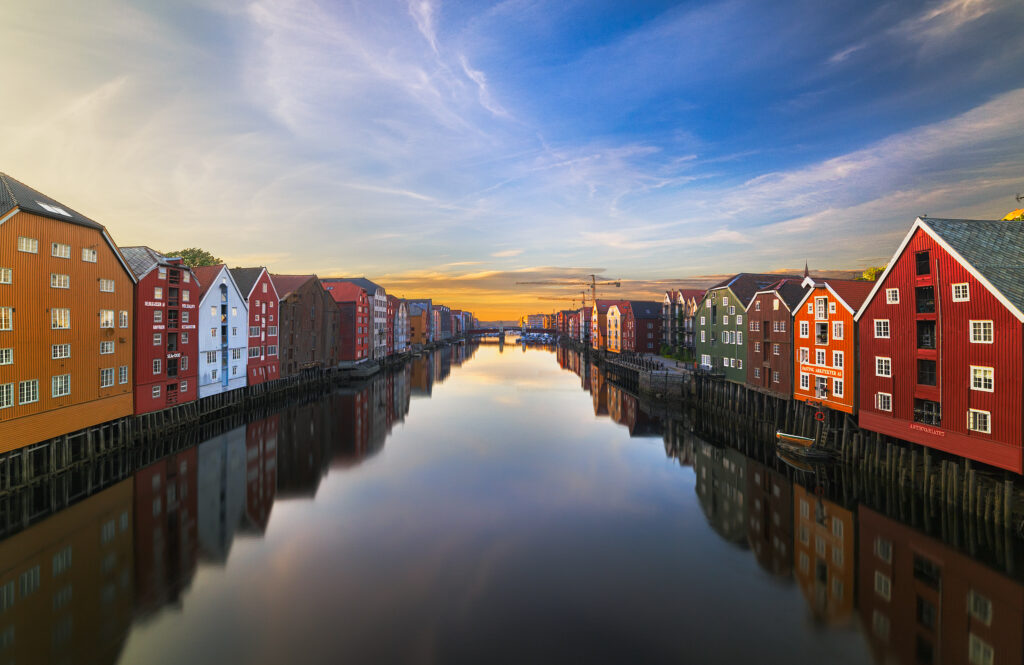 Trondheim at Sunset (Photo Credit: Cristian_Kirshbom / iStock)