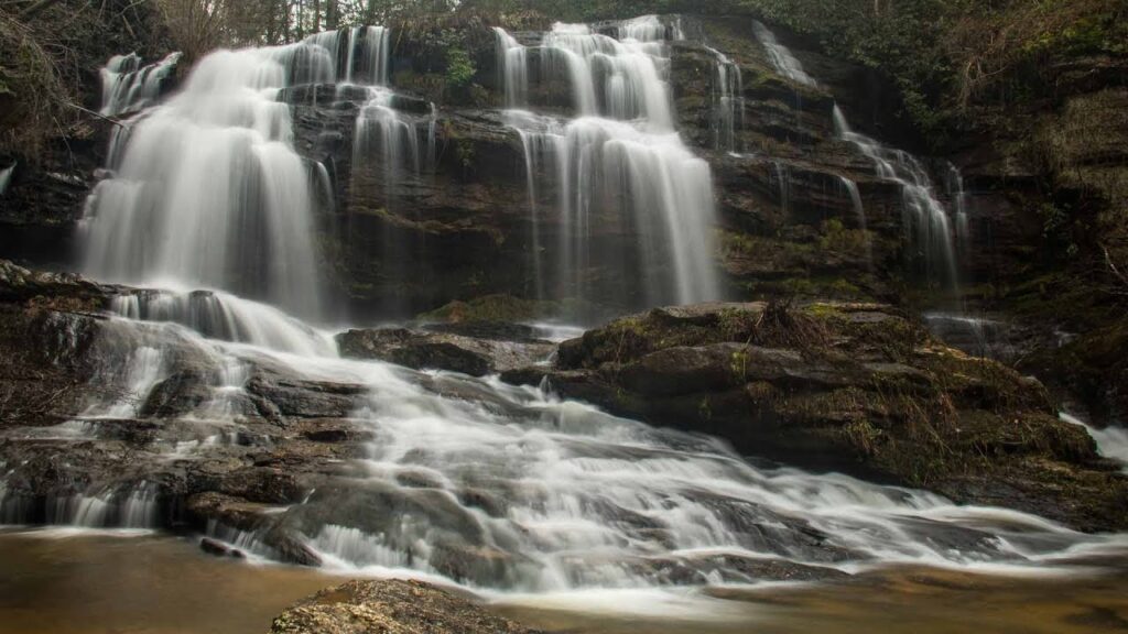 Long Creek Falls near Blue Ridge, Georgia 