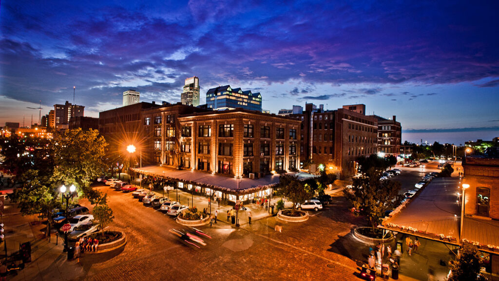 LGBTQ-friendly Old Market neighborhood in Omaha, Nebraska (Photo Credit: Omaha Convention & Visitors Bureau)