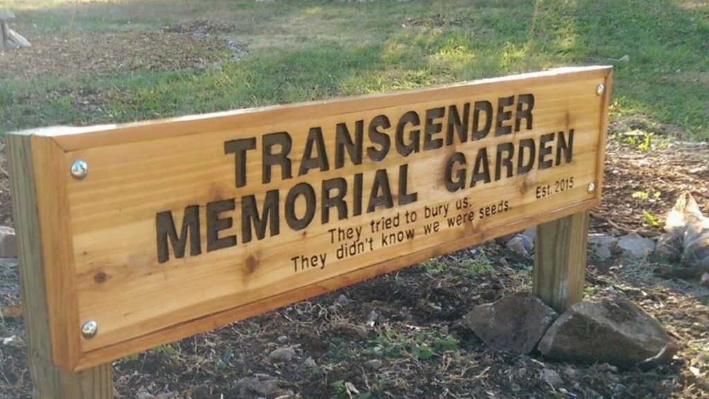 Transgender Memorial Garden in St. Louis, MO 