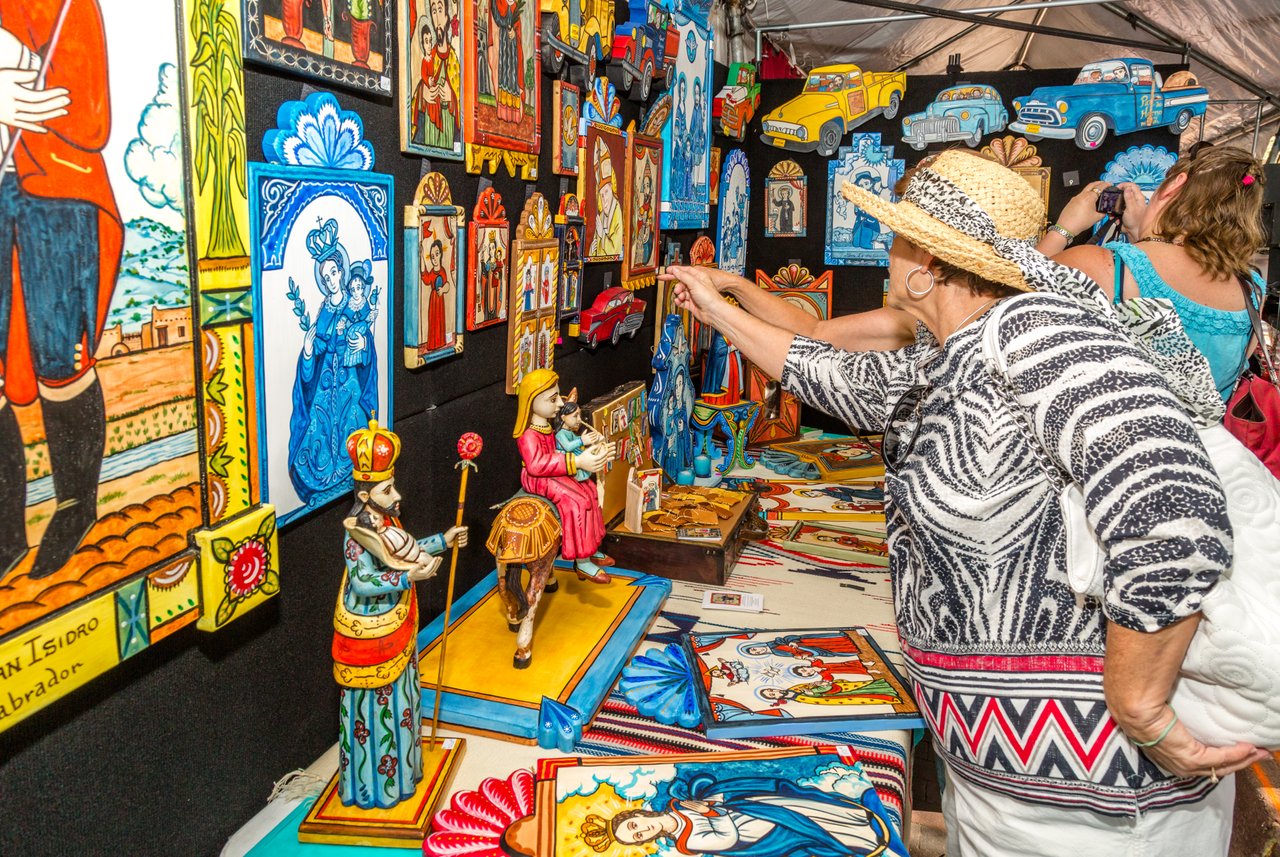 Traditional Spanish Market (Photo Credit: Tourism Santa Fe)