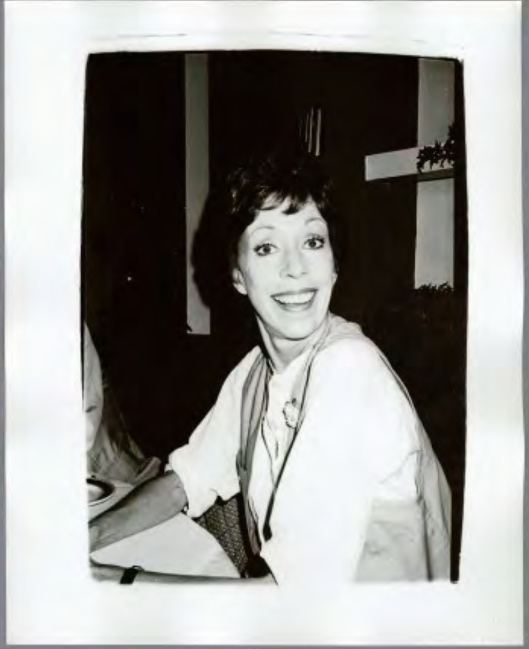 Carol Burnett (1978) (Courtesy Hedges Projects, Los Angeles. Copyright The Andy Warhol Foundation for the Visual Arts.)