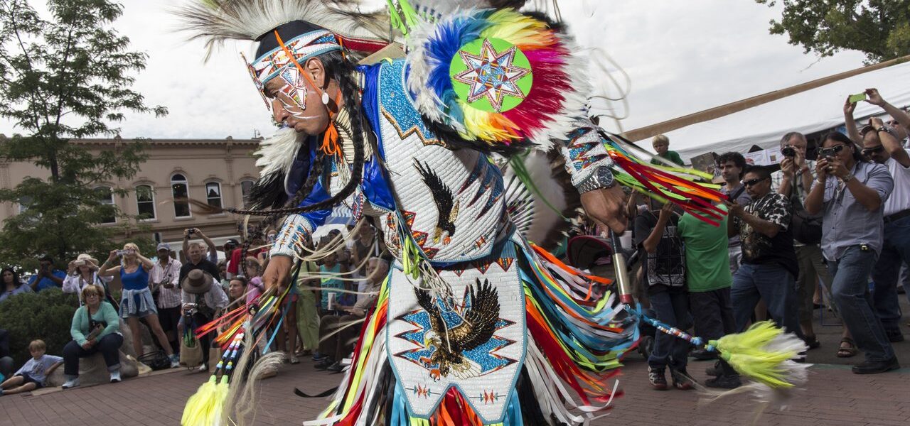 Dancer at the Swaia Santa Fe Indian Market (Photo Credit: Tourism Santa Fe)