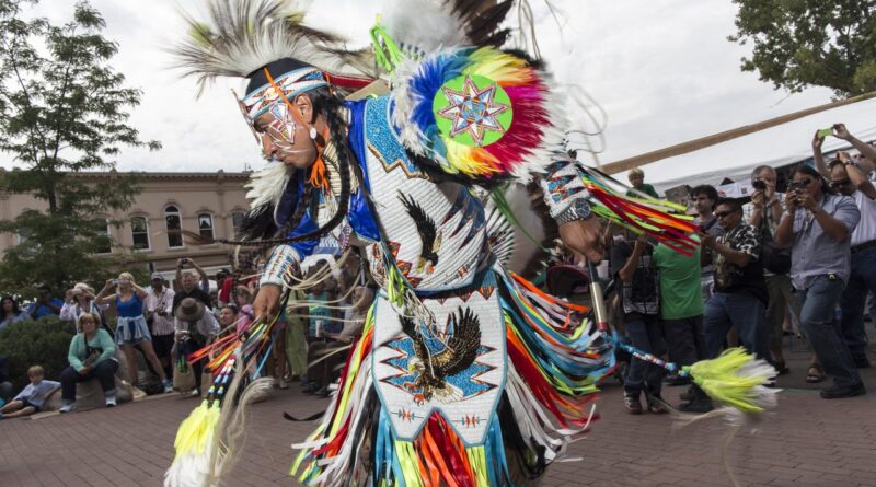 Dancer at the Swaia Santa Fe Indian Market (Photo Credit: Tourism Santa Fe)