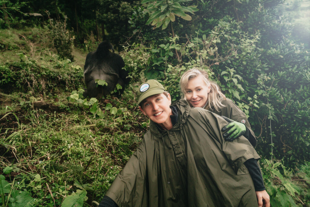 Ellen Degeneres and Portia de Rossi (Photo Credit: The Ellen Fund)