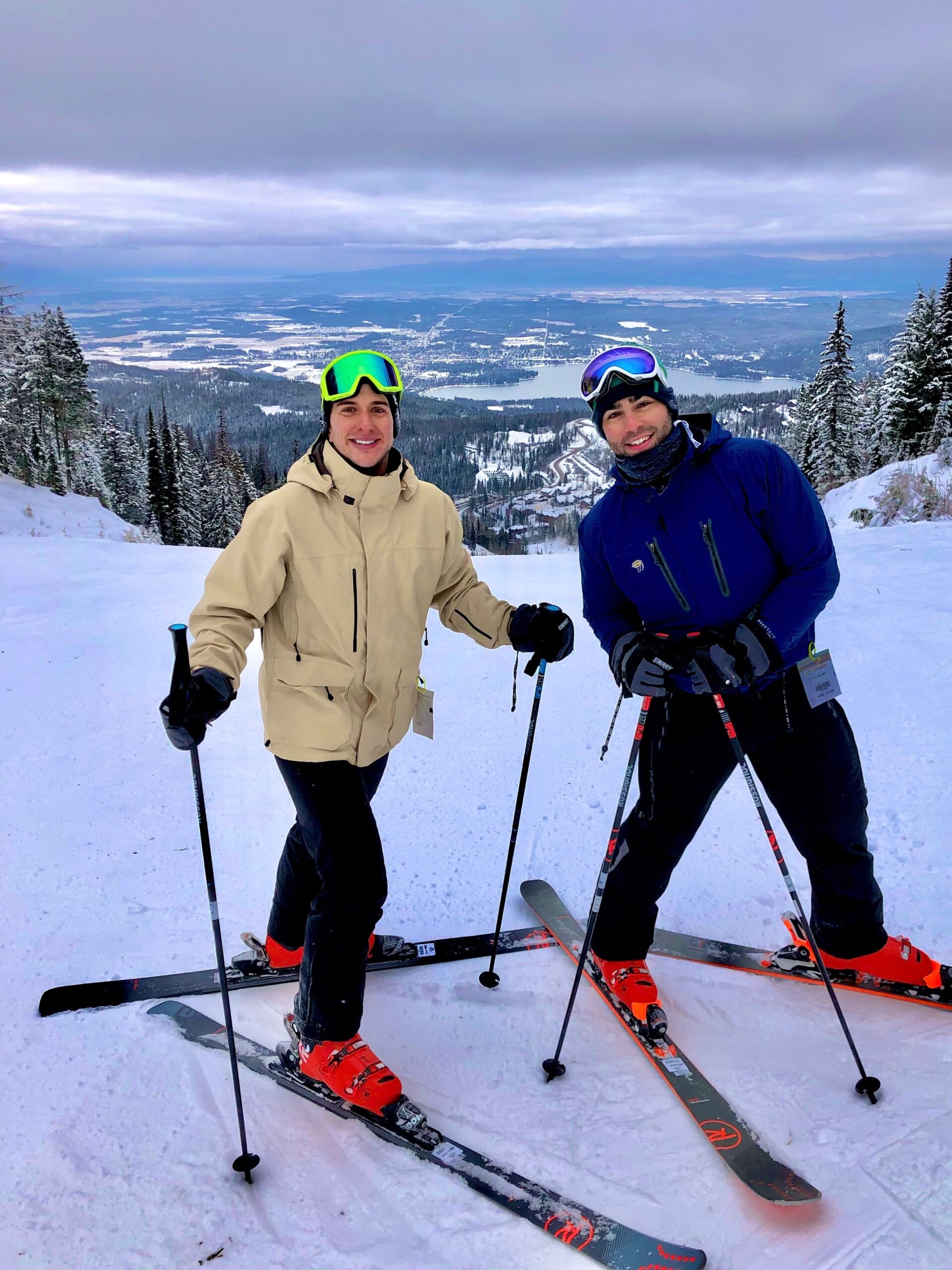 Parker Smith (left) with his boyfriend Christian (right) in Whitefish, Montana (Photo Credit: @its_parkersmith on Instagram)