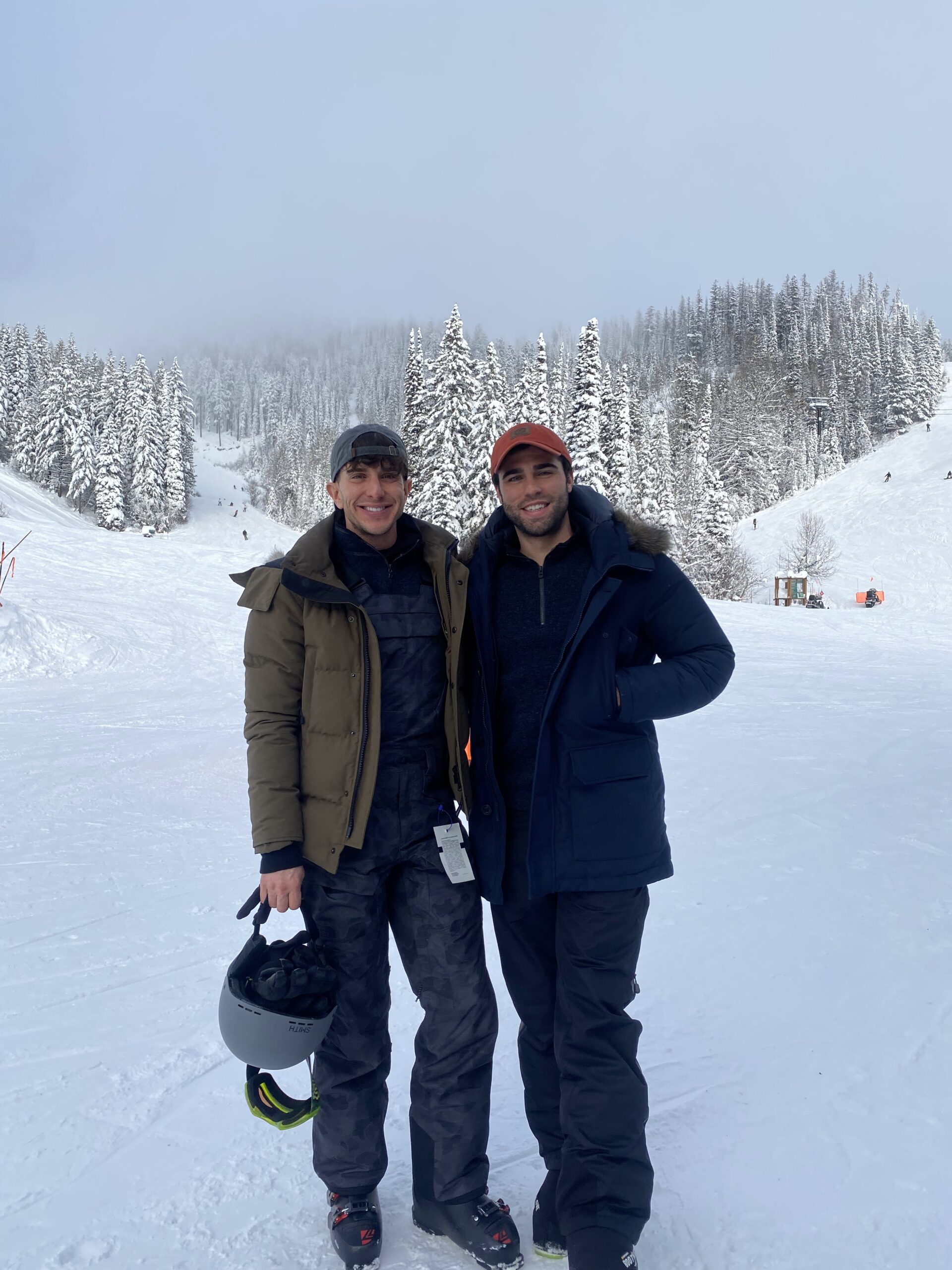 Parker Smith (left) with his boyfriend Christian (right) in Whitefish, Montana (Photo Credit: @its_parkersmith on Instagram)