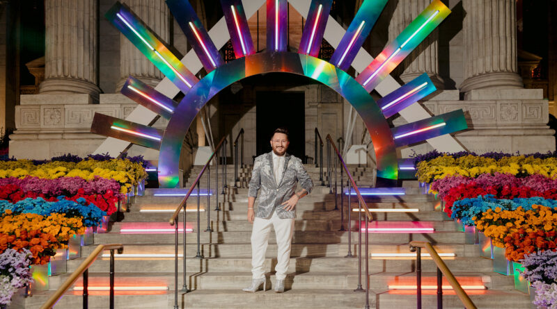 Jove Meyer at The Knot Gala that he I planned and designed in 2019. (Photo Credit: The Wedding Artists Collective)
