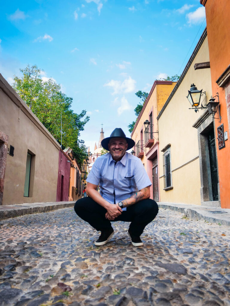 Stephen enjoying a photo tour of San Miguel de Allende. (Photo Credit: Stephen Ekstrom)