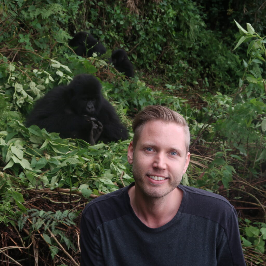 Lindström celebrates his 40th birthday in Rwanda. (Photo Credit: Anders Lindström)