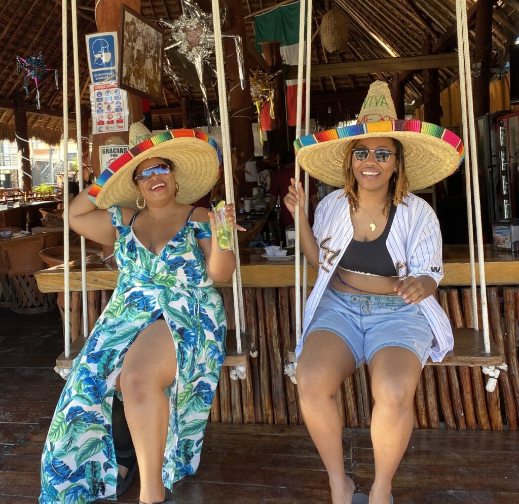 Nathalie and Lauren in Tulum, Mexico (Photo Credit: Nathalie Calderon and Lauren Pratt)