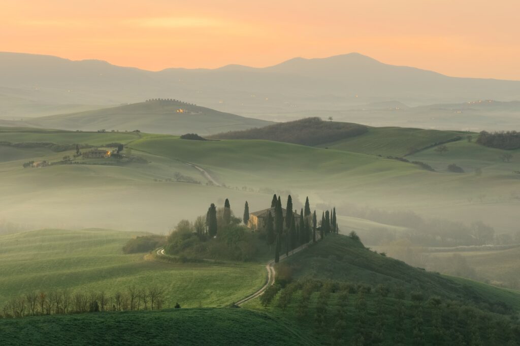 Val D'Orcia, Tuscany (Photo Credit: Engjell Gjepali / Unsplash)