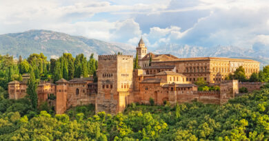 Alhambra, Granada, Spain is just one place vaccinated American travelers can visit now. (Photo Credit: Shchipkova Elena / Shutterstock)