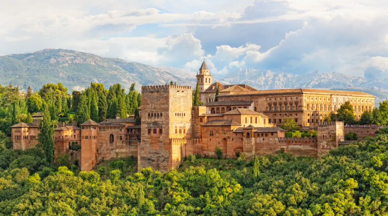 Alhambra, Granada, Spain is just one place vaccinated American travelers can visit now. (Photo Credit: Shchipkova Elena / Shutterstock)