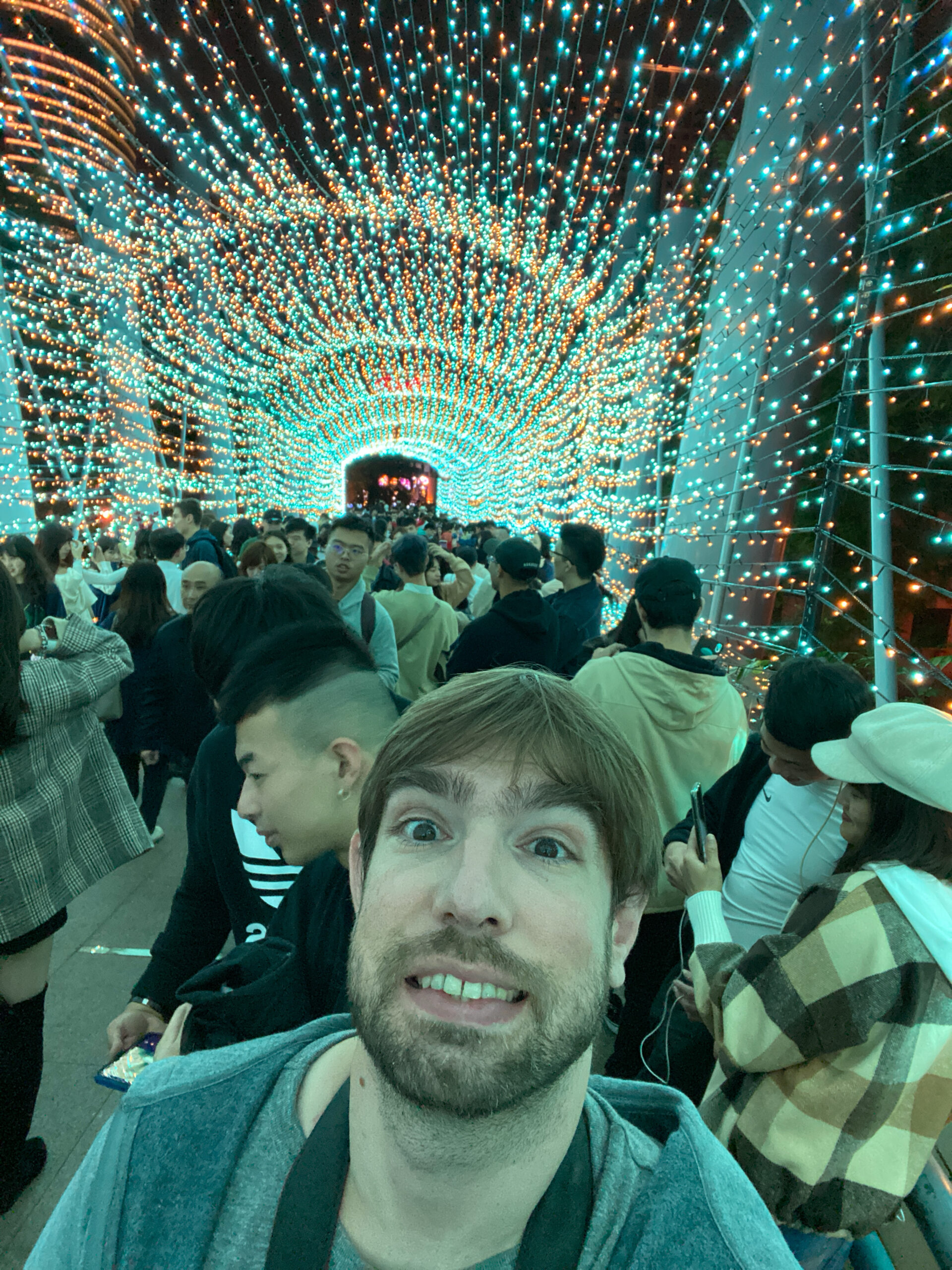 Will Johansson in Christmasland, New Taipei City, Taiwan